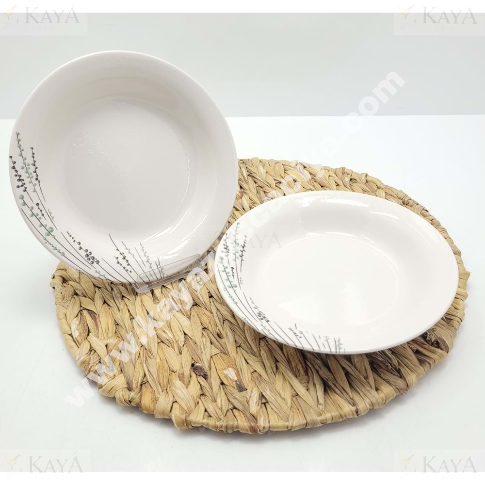 ALİNA HOME İNCİ TANELERİ YEMEK TABAĞI 20 CM 1*12