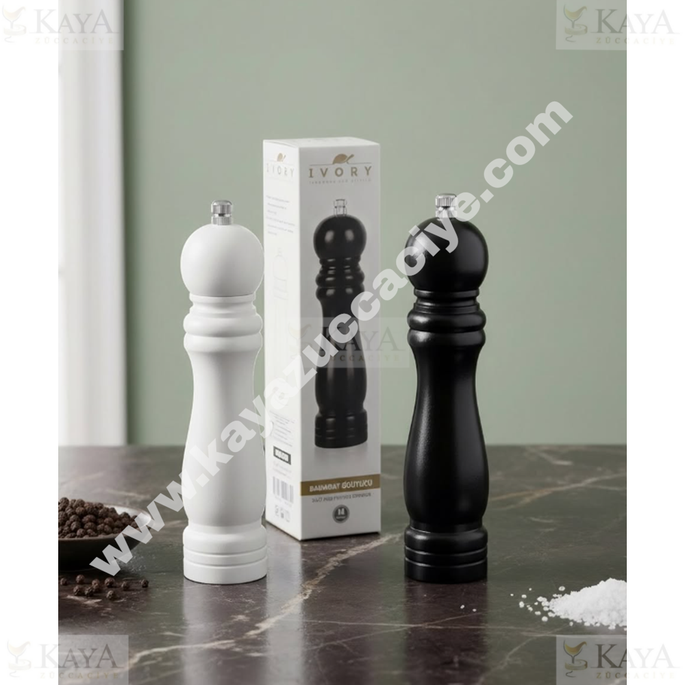 BZD IVORY BAMBU BAHARATLIK ÖĞÜTÜCÜ DEĞİRMEN 21 CM 1*72