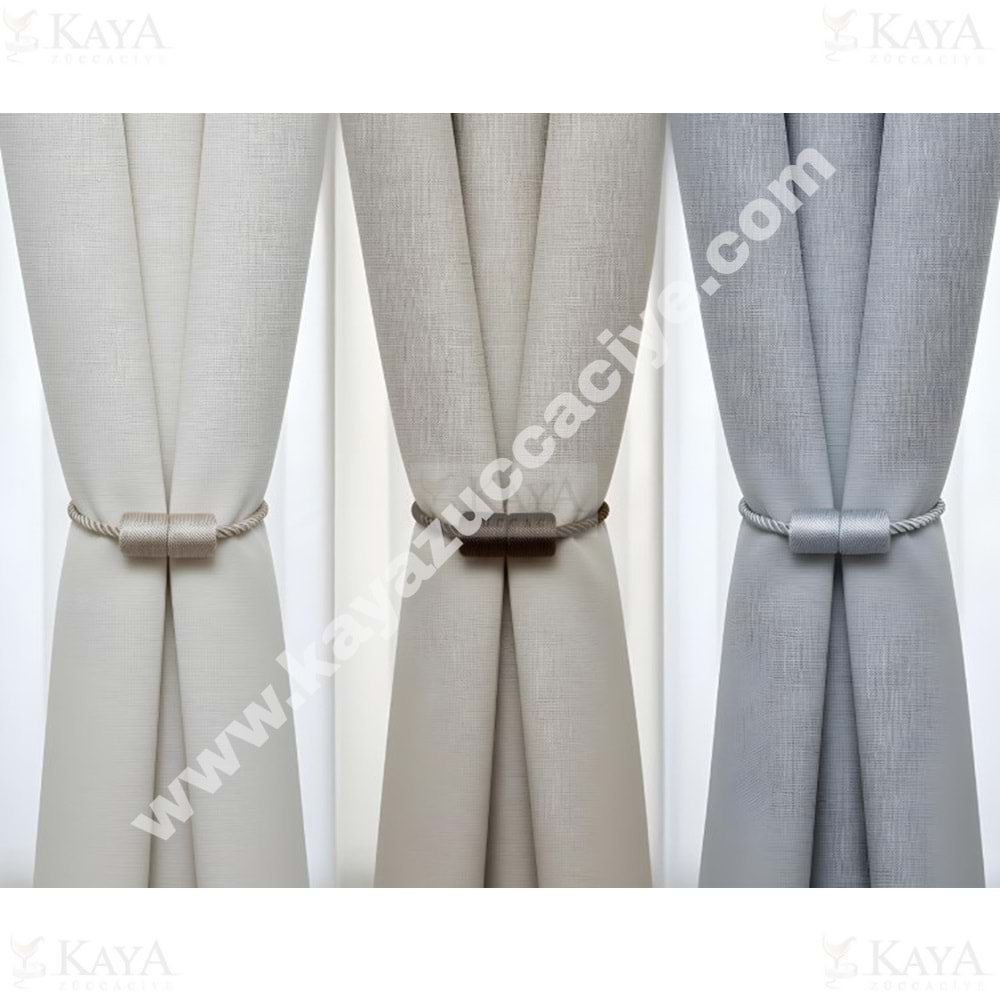 BZD IVORY PERDE TOKASI İPLİ TEKLİ 1*12