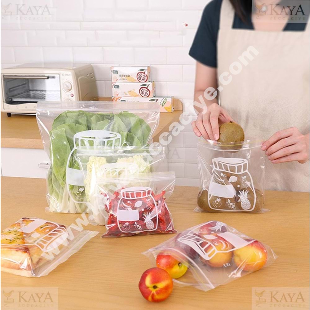 BZD IVORY BUZDOLABI POŞETİ KİLİTLİ 12 Lİ 27x32 CM 1*200