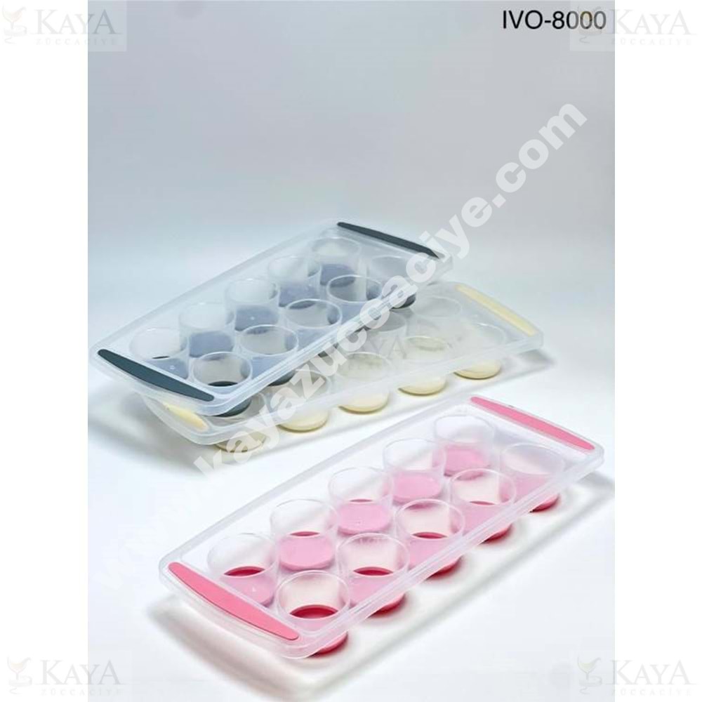 BZD IVORY SİLİKON BUZ KALIBI JUMBO YUVARLAK 10 SIRA 1*100