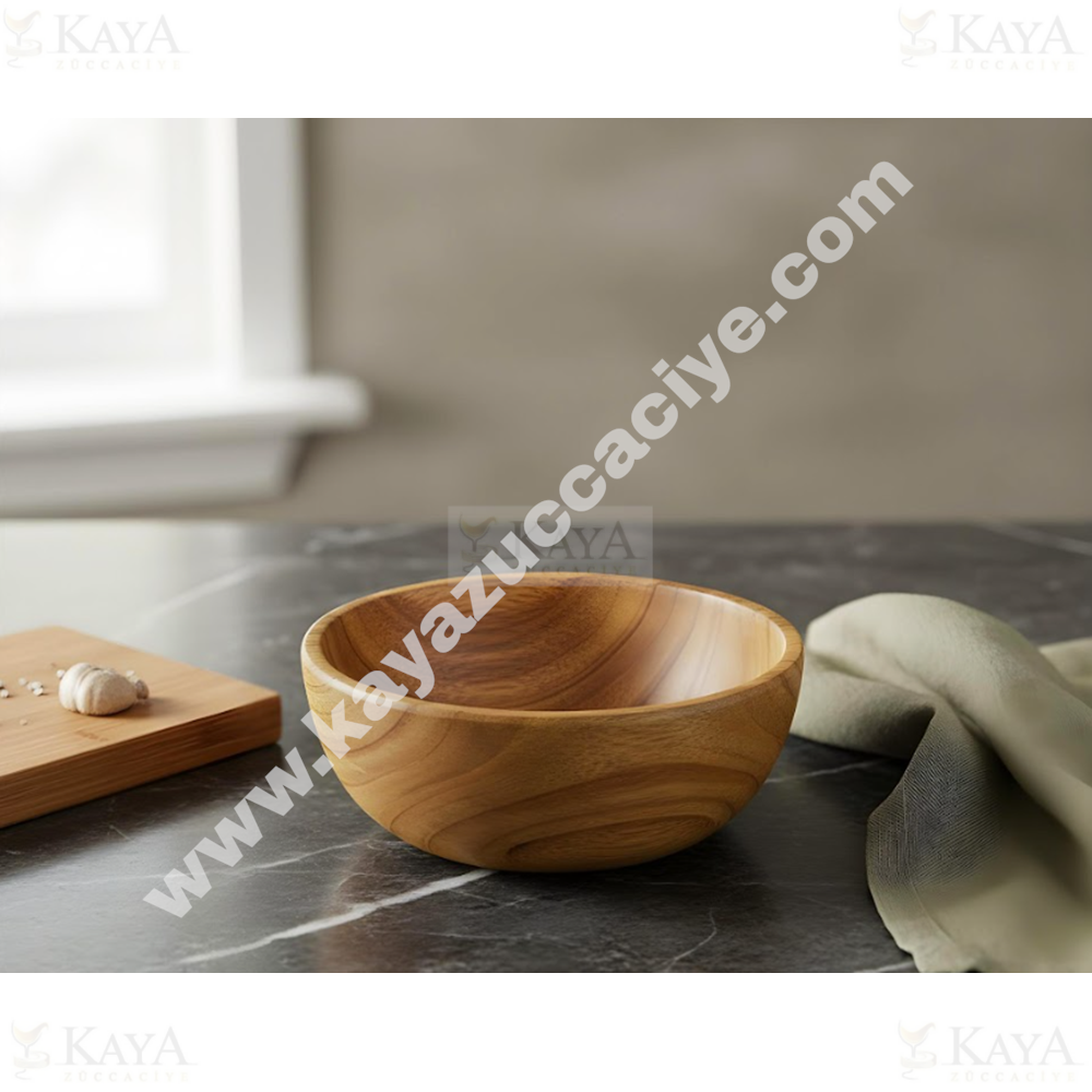 BZD IVORY AKASYA YUVARLAK ÇEREZLİK SUNUM KASESİ 12 CM TEKLİ 1*84
