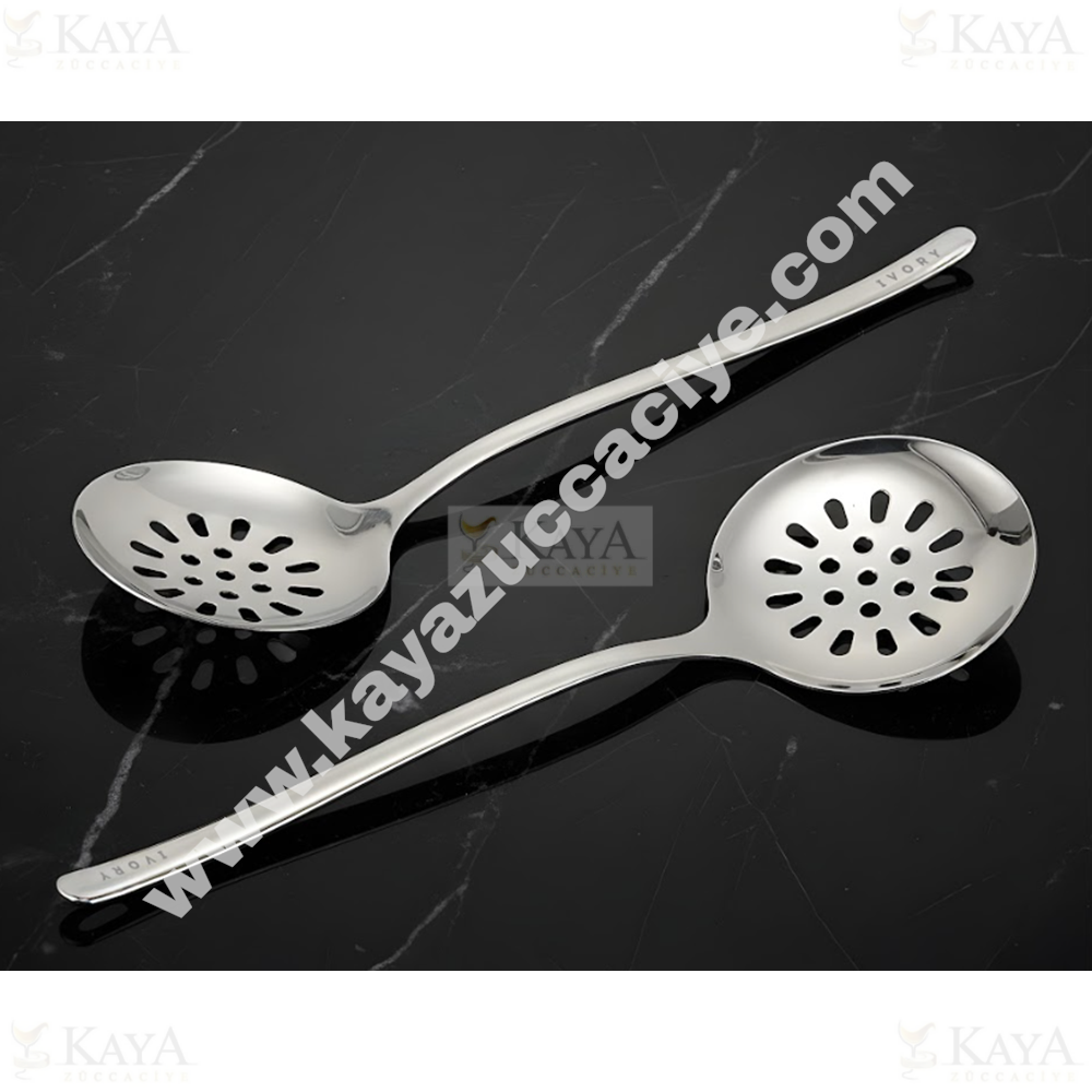 BZD IVORY ÇELİK SERVİS KEVGİR 27 CM 1*24
