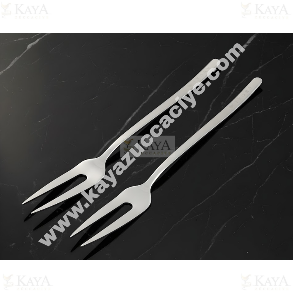 BZD IVORY ÇELİK SERVİS ÇATALI 28 CM 1*24