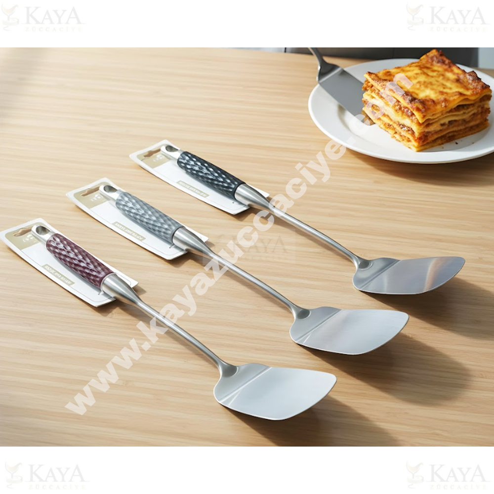 BZD IVORY ÇELİK SERVİS SPATULASI SATEN 39 CM 1*24