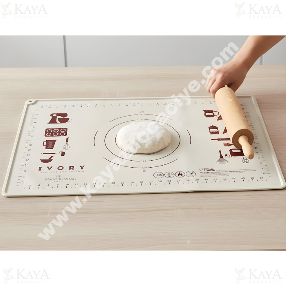 BZD IVORY SİLİKON HAMUR AÇMA MATI 40x60 CM 400 GR 1*50
