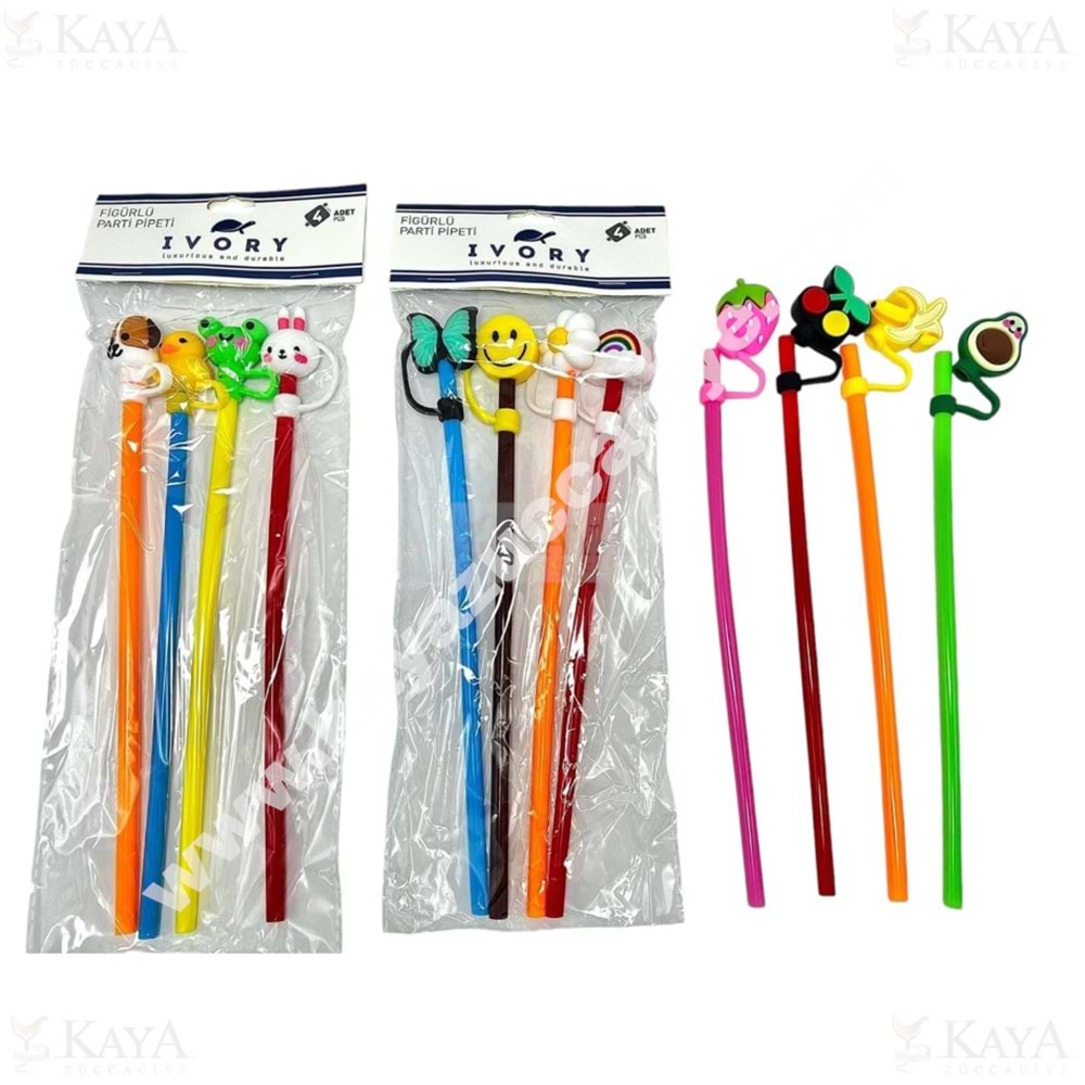 BZD IVORY PİPET 4 LÜ PARTİ PİPET 1*12