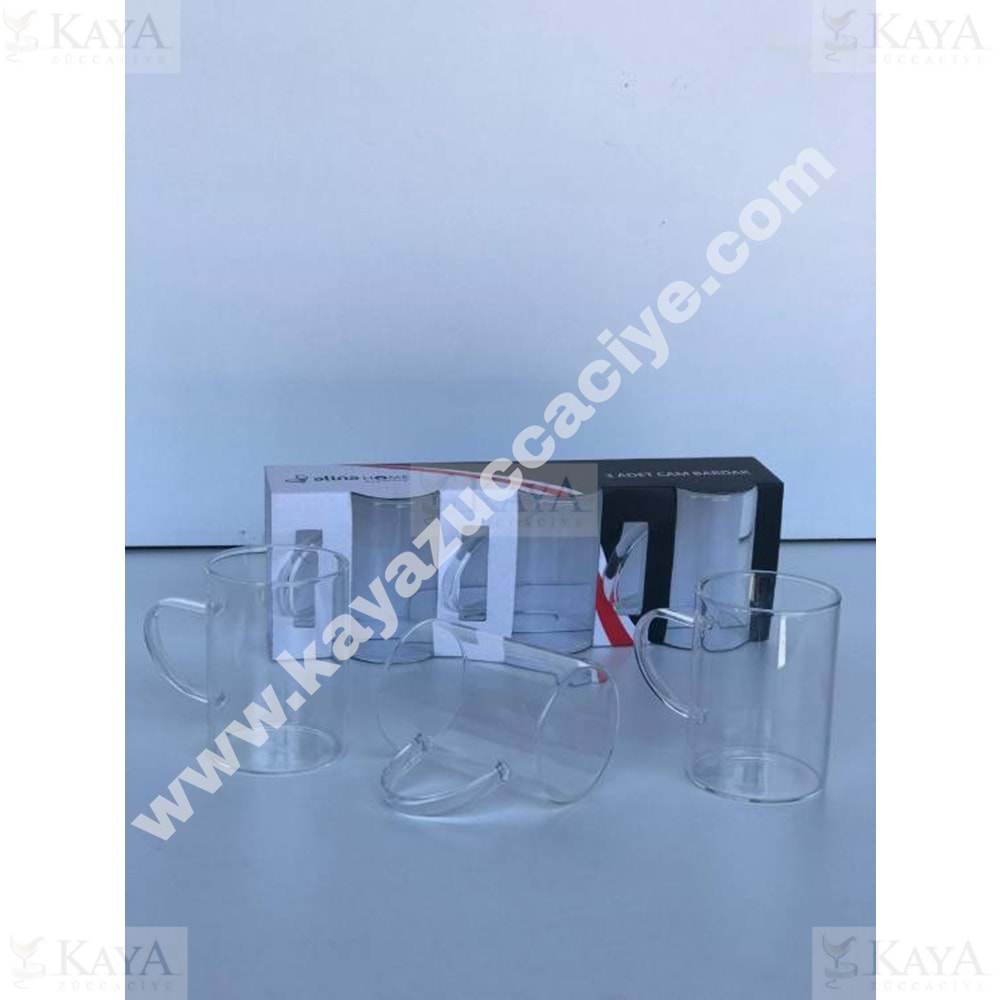 ALİNA CAM BOROSİLİKAT 3 LÜ TERMESİL KUPA 1*24