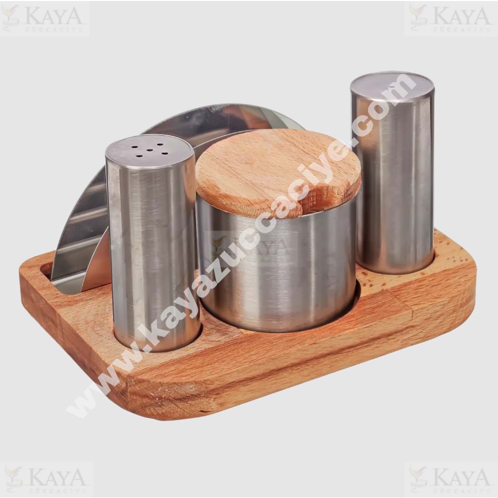 KISMET METAL BAHARATLIKLI VE TUZLUK PEÇETELİKLİ TAKIMI