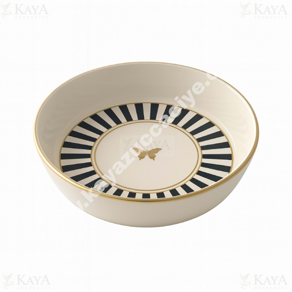 ÜLGER ÇİZGİLİ KELEBEK MODEL MARTHA SALATA KASESİ 1*12