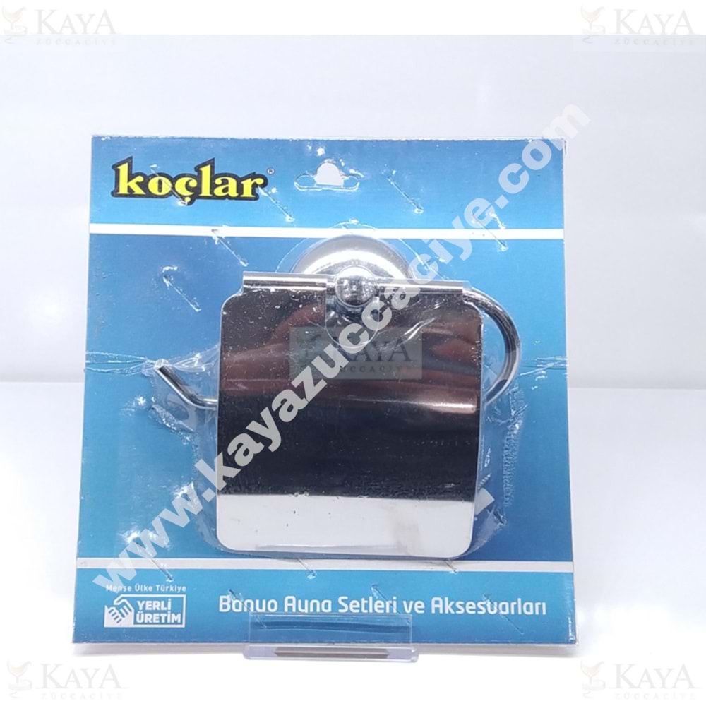 KOÇLAR KROM KAPAKLI TUVALET KAĞITLIK 1*60
