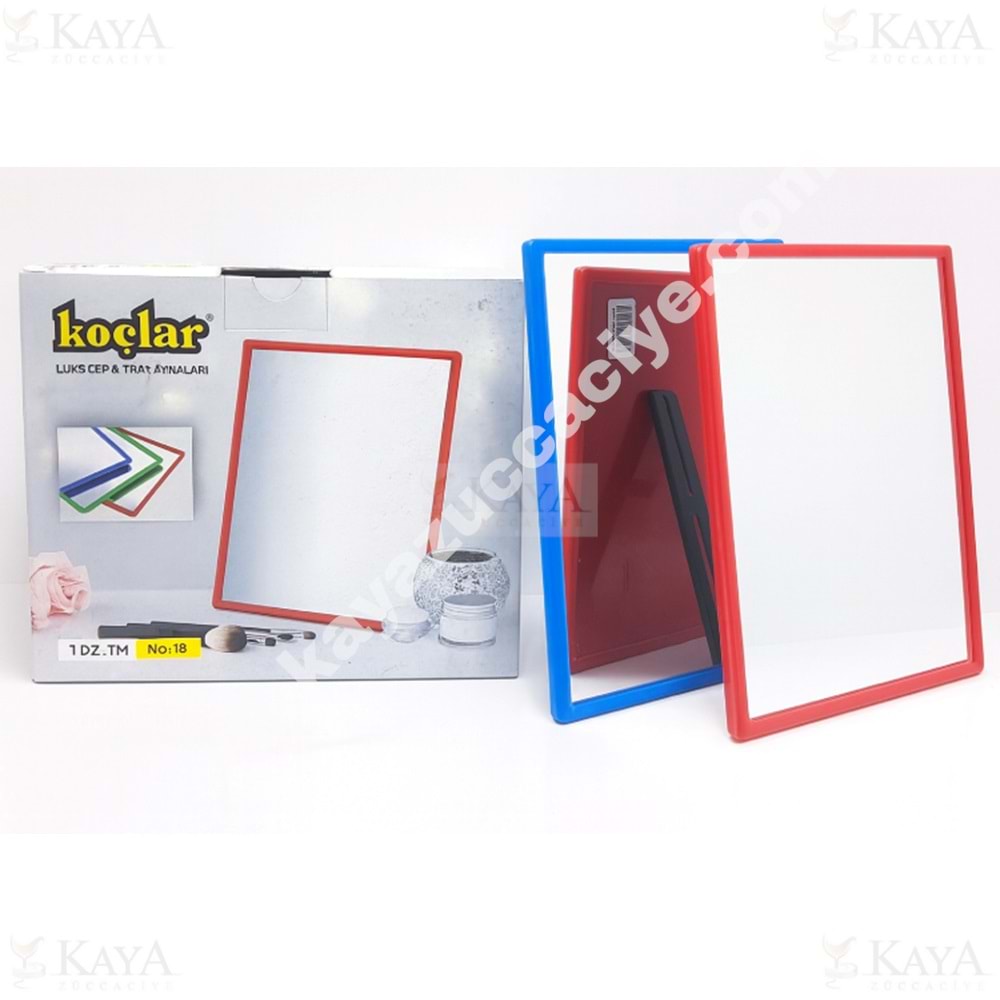 KOÇLAR AYNA KÖŞELİ 15x12 CM NO:18 1*12