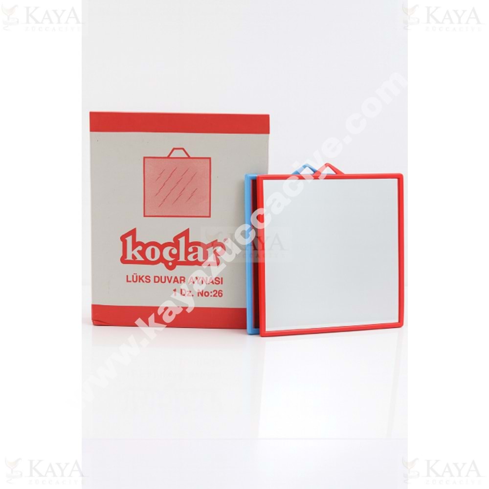 KOÇLAR AYNA KÖŞELİ DUVAR AYNASI 19x25 CM NO:26 1*12