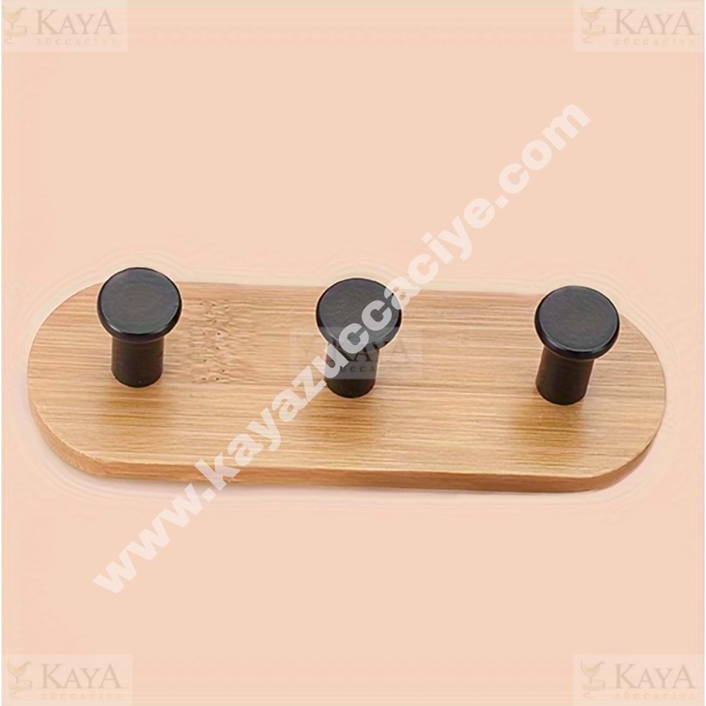 KRD BAMBU 3 LÜ OVAL YAPIŞKANLI ASKILIK 1*20