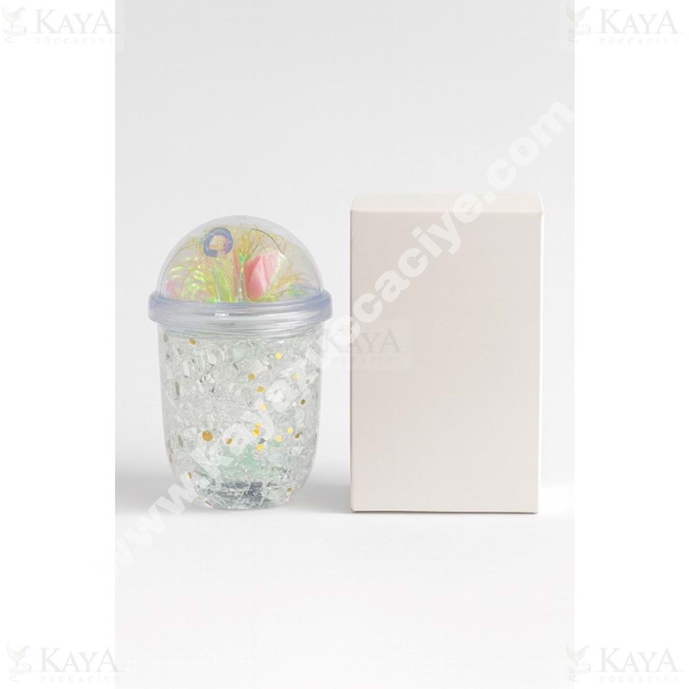 KRD PİPETLİ BARDAK AKRİLİK DESENLİ 1*60