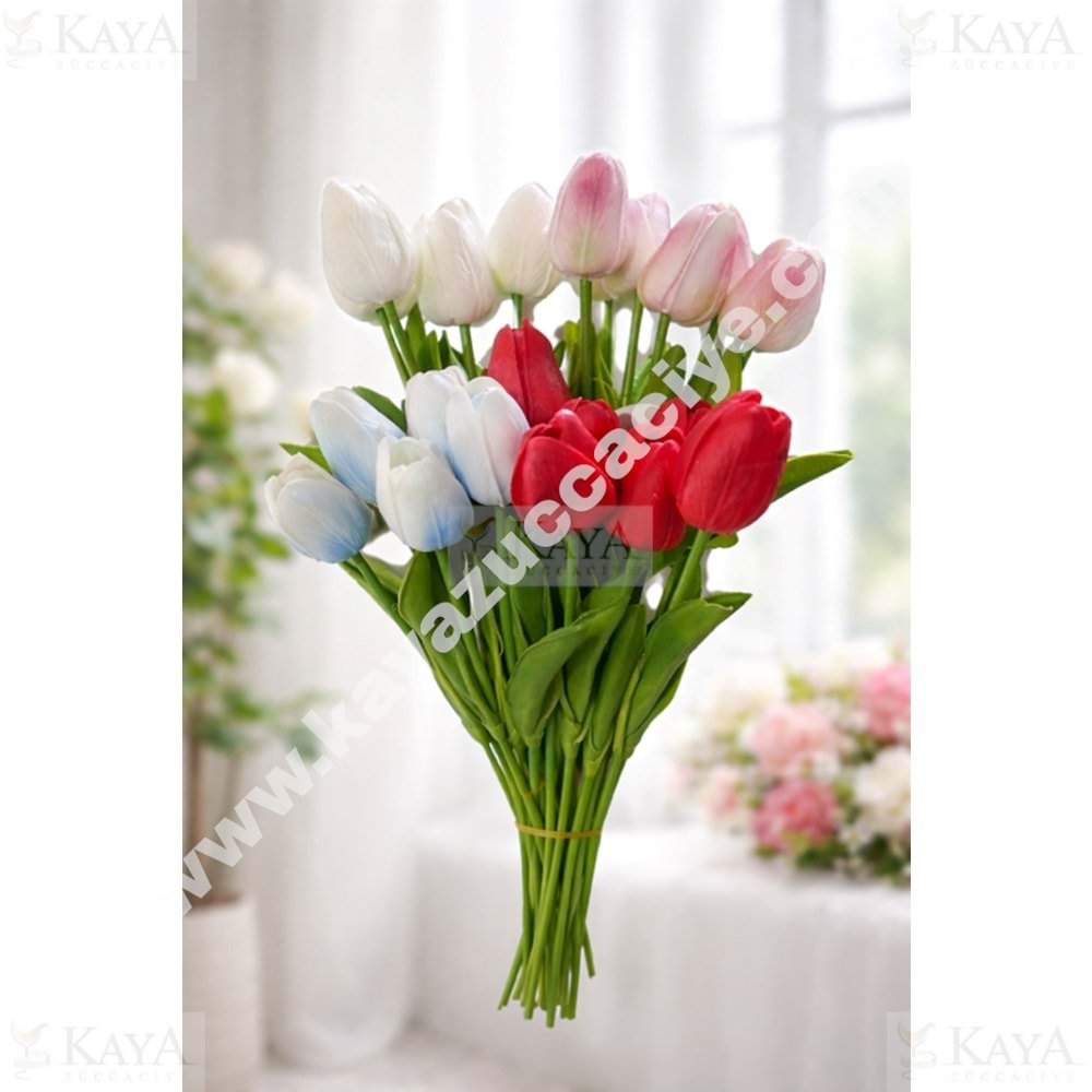 KRD ÇİÇEK ISLAK LALE 6 LI KAPALI ÇİÇEK 1*33