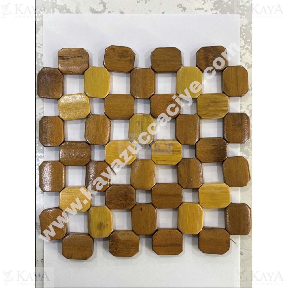 BZD IVORY BAMBU NİHALE KARE POŞETLİ 1*12