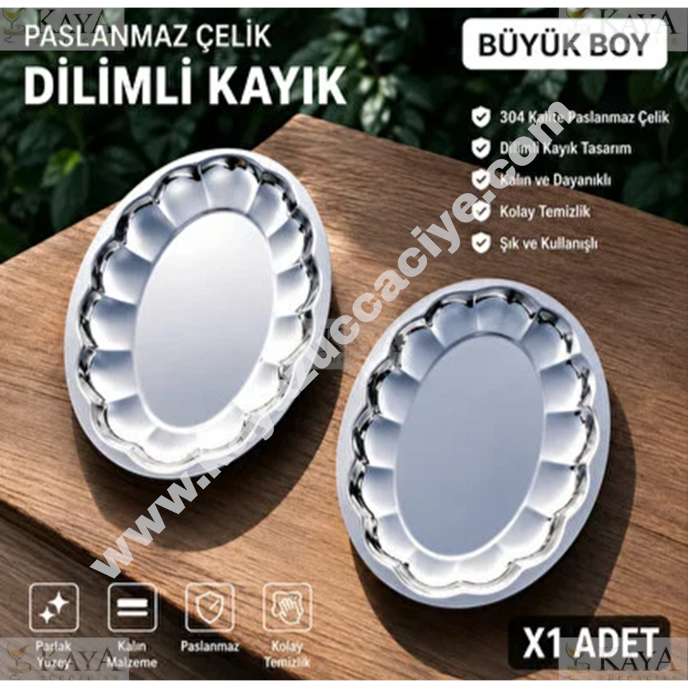 ZEN TEPSİ KAYIK MODEL ÇELİK 4 NO 1*100