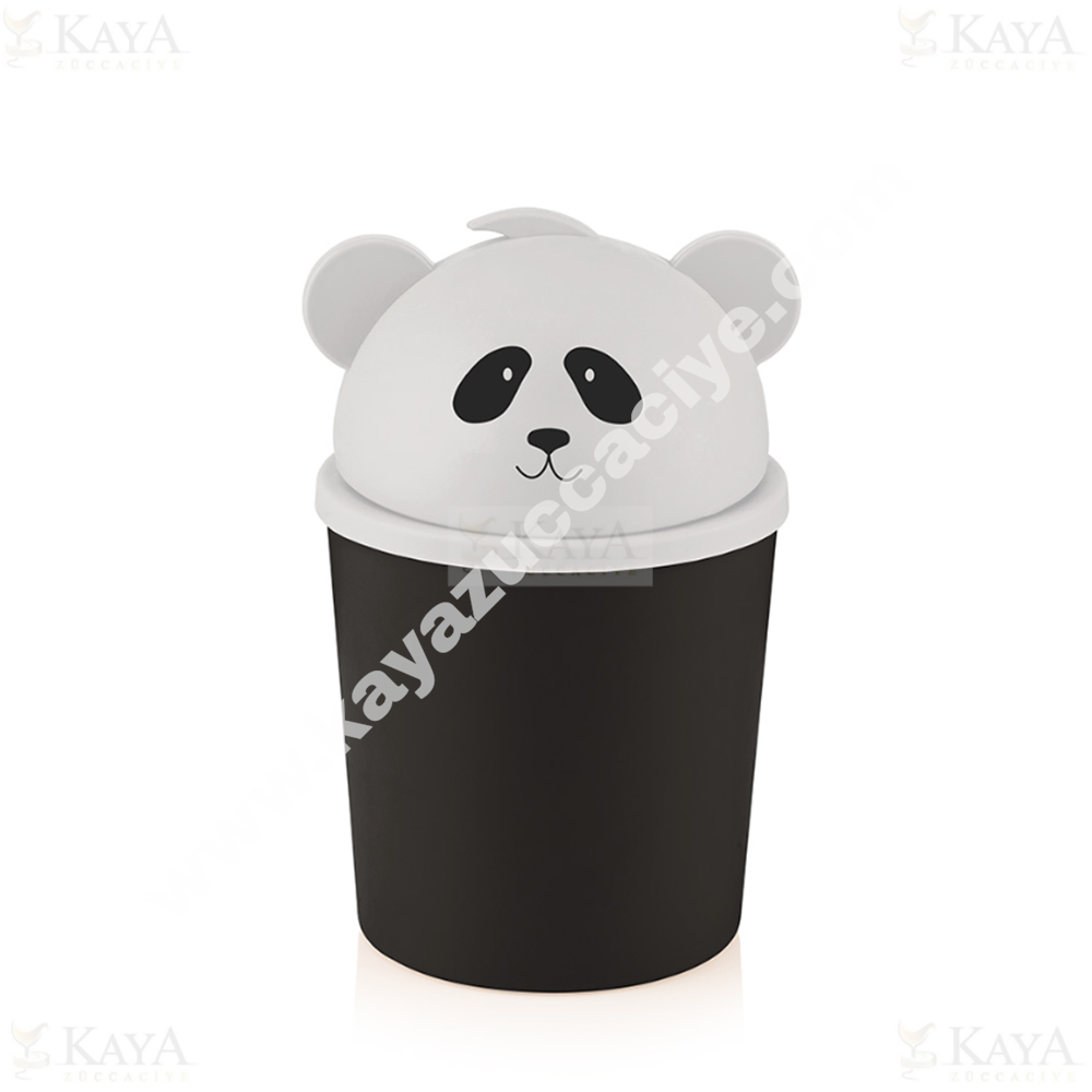 QLUX ÇÖP KOVASI DUSTBIN PANDA MODEL 1500 ML 1*9