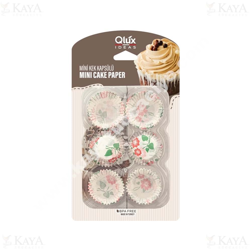 QLUX KEK KALIBI DESENLİ MİNİ TRUFF KEK KAPSÜLÜ 1*45