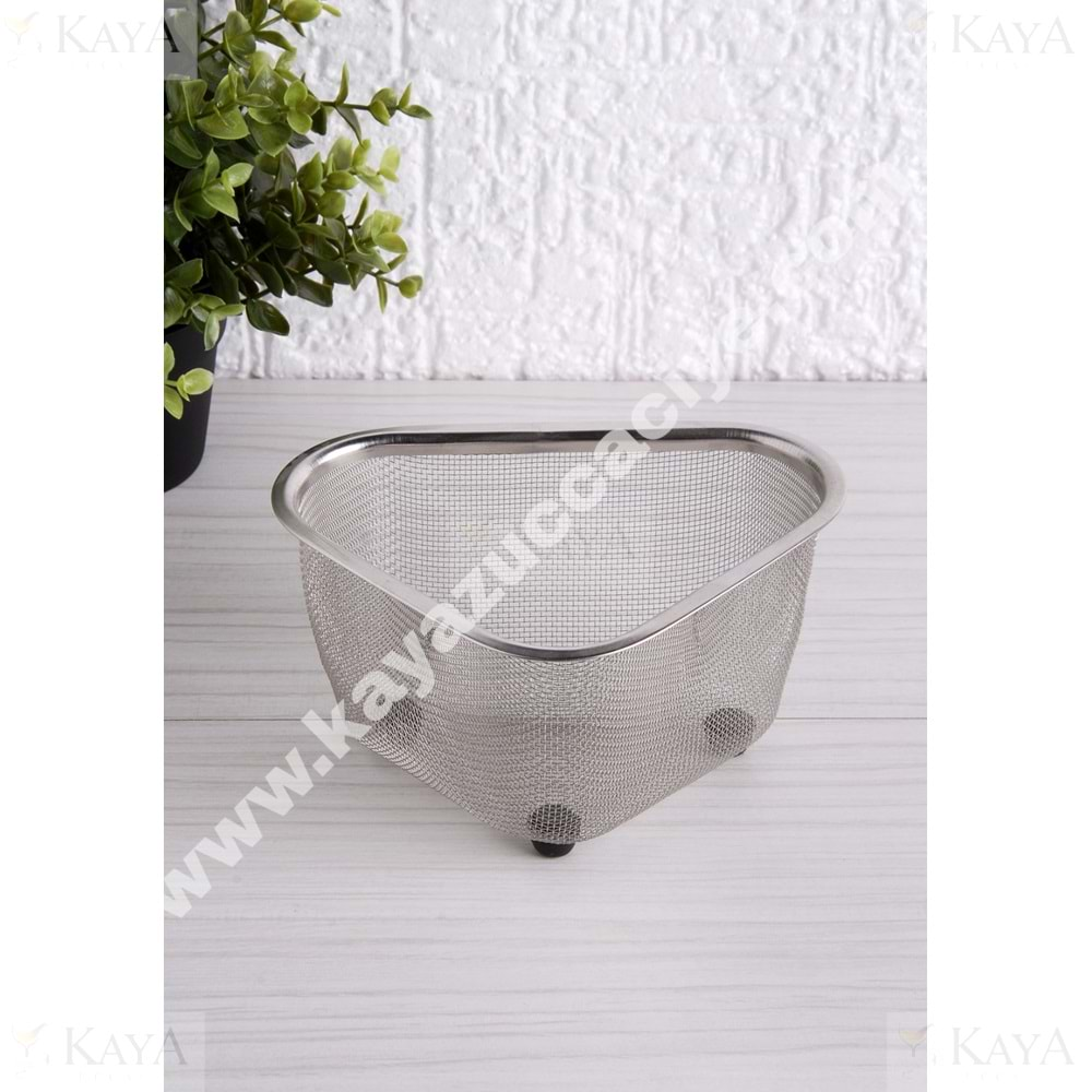 BALSA METAL PASLANMAZ LAVABO ÇÖPLÜĞÜ SÜZGEÇ 1*48