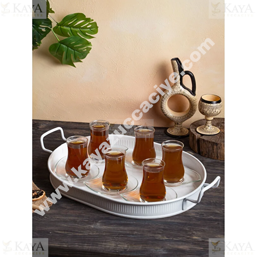 EGE METAL LOTUS TEPSİ 40 CM OVAL KULPLU 1*12