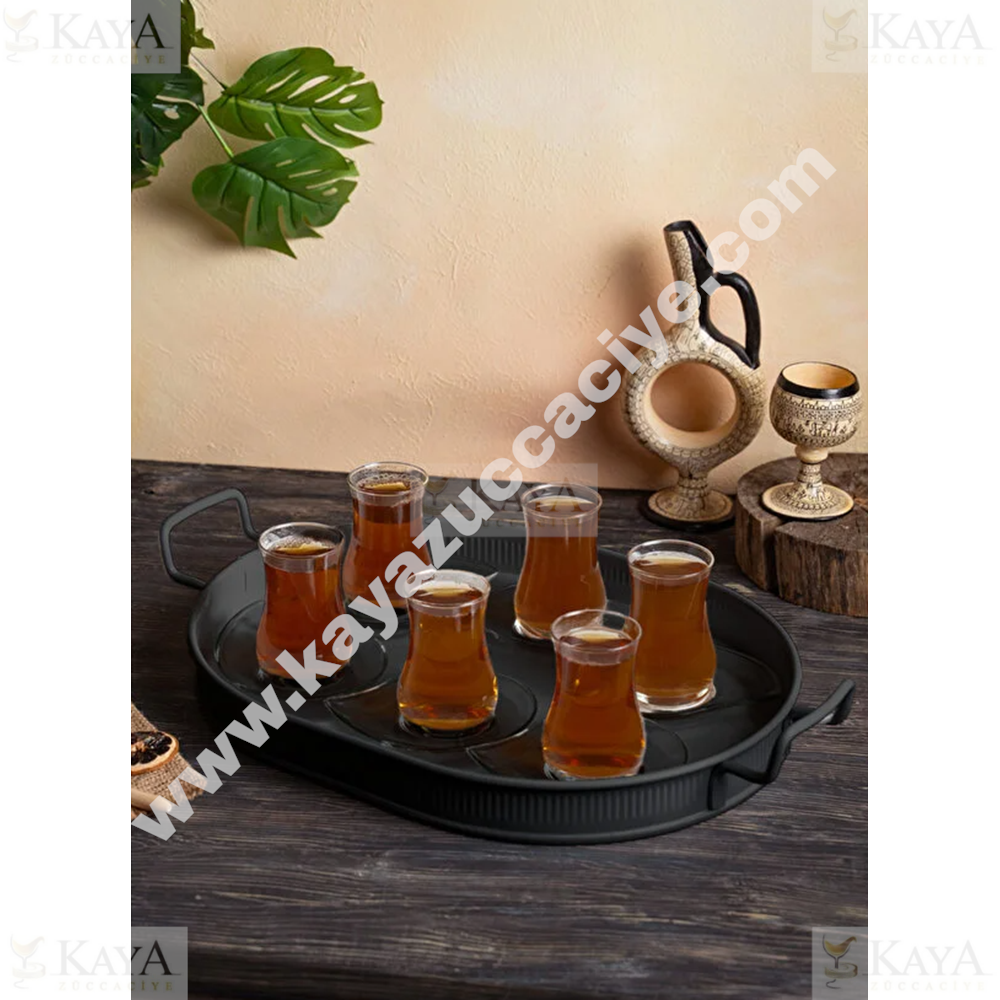 EGE METAL LOTUS TEPSİ 40 CM OVAL KULPLU 1*12