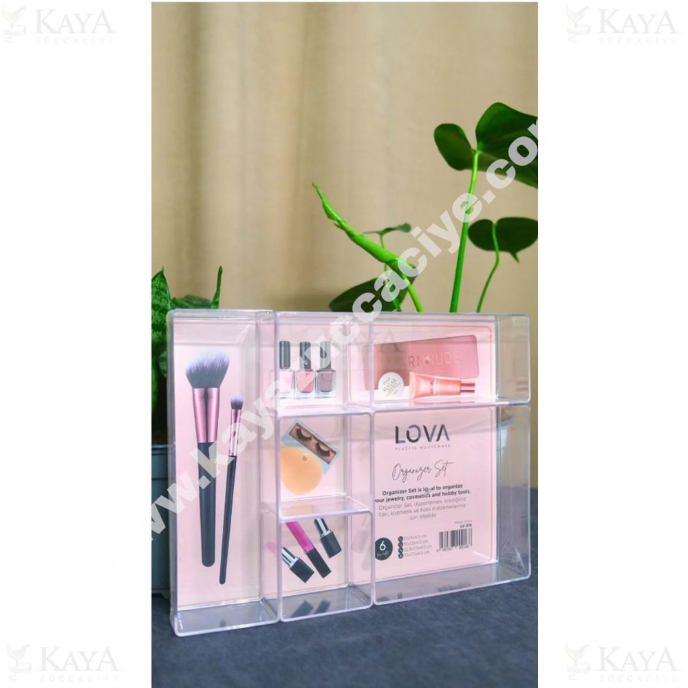 LOVA ORGANİZER 6 BÖLMELİ ÇEKMECE İÇİ 1*12