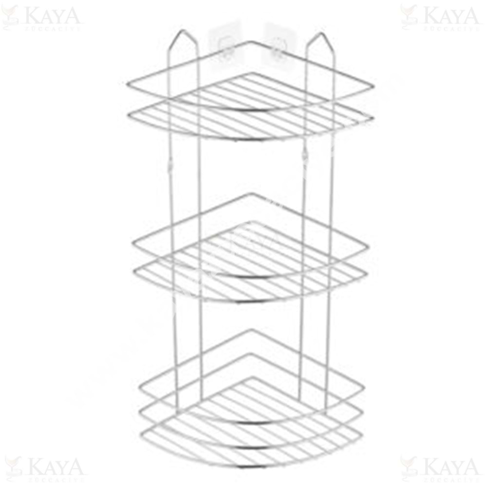 LALEZAR METAL BANYO KÖŞELİK ZEYBEK 3 LÜ KROM 1*12