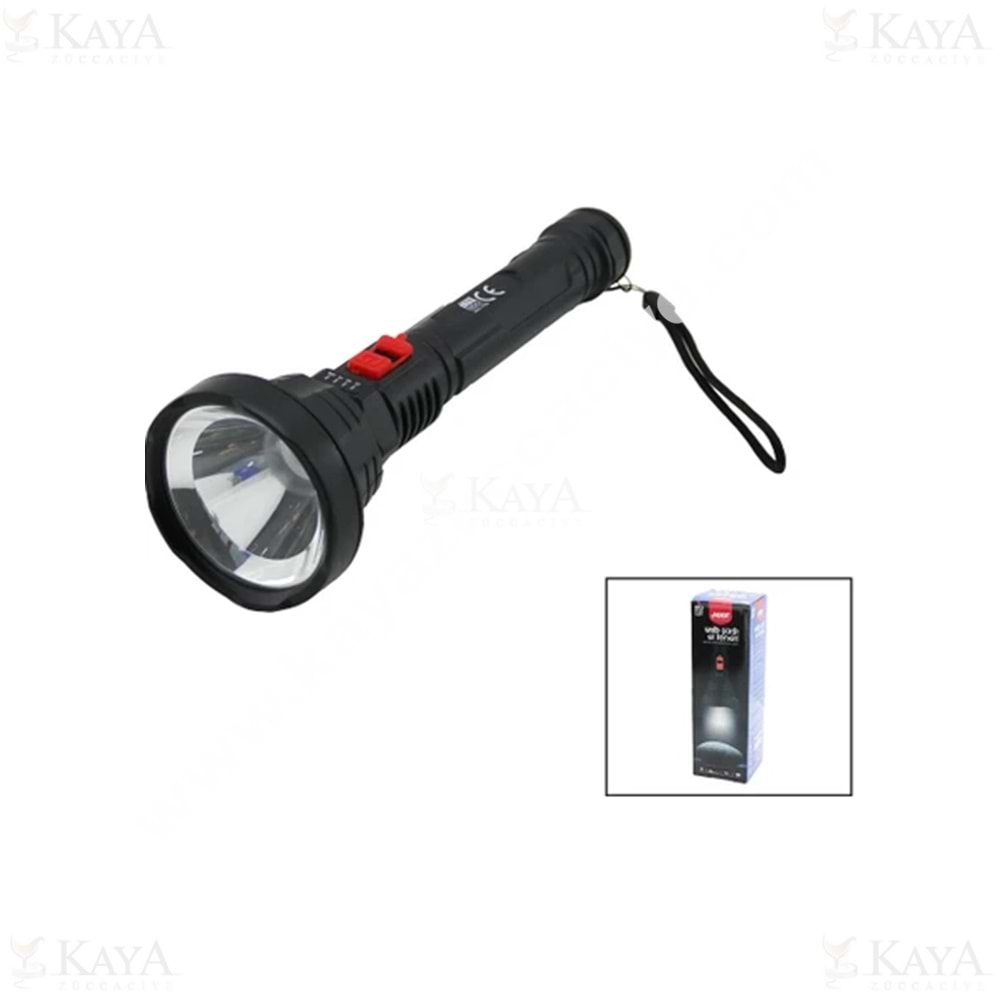 ZMAX LAMBA LEDLİ EL FENERİ ŞARJLI 1*48