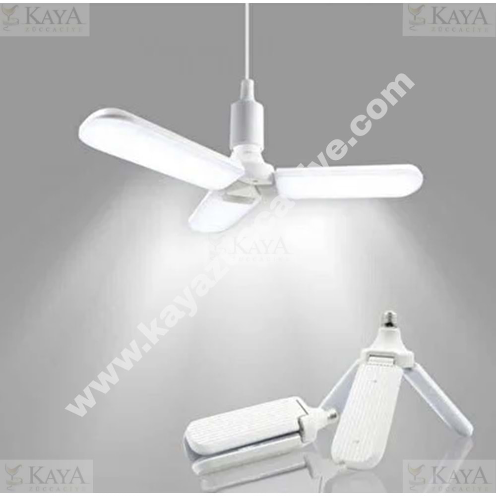 ZMAX LAMBA LEDLİ 3 KANATLI PERVANE AMPÜL 21 W 1*50