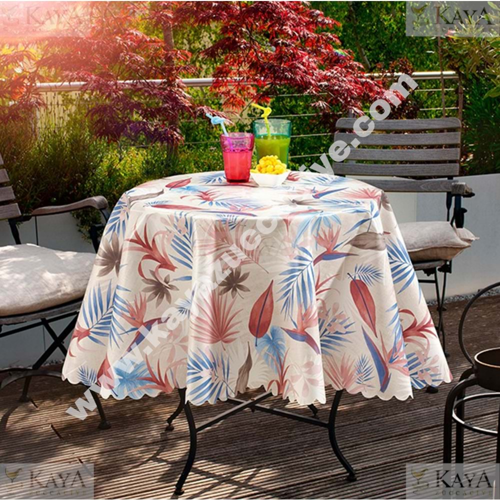 SERMAT HAZIR MASA ÖRTÜSÜ DİLİMLİ KARE 140x140 CM 1*24