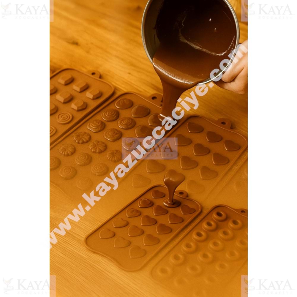 MLN ÇİKOLATA KALIBI SİLİKON 15 Lİ 1*20