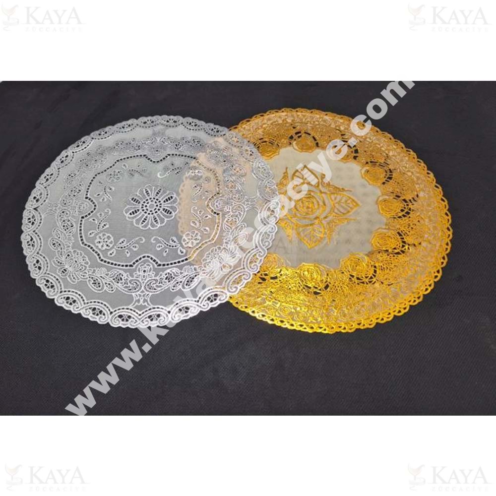 MLN AMERİKAN DANTEL SERVİS 6 LI 37x37 CM 1*48