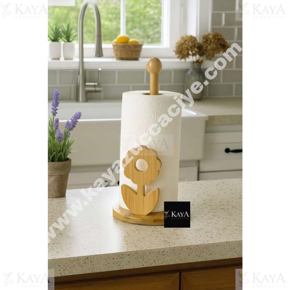 MLN BAMBU KAĞIT HAVLULUK YUVARLAK PAPATYA MODEL 1*60