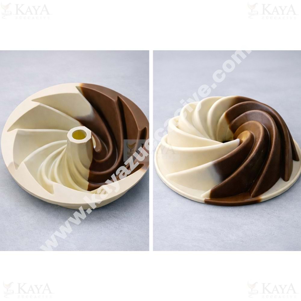 MLN SİLİKON KEK KALIBI RÜZGAR GÜLÜ MODEL 1*12