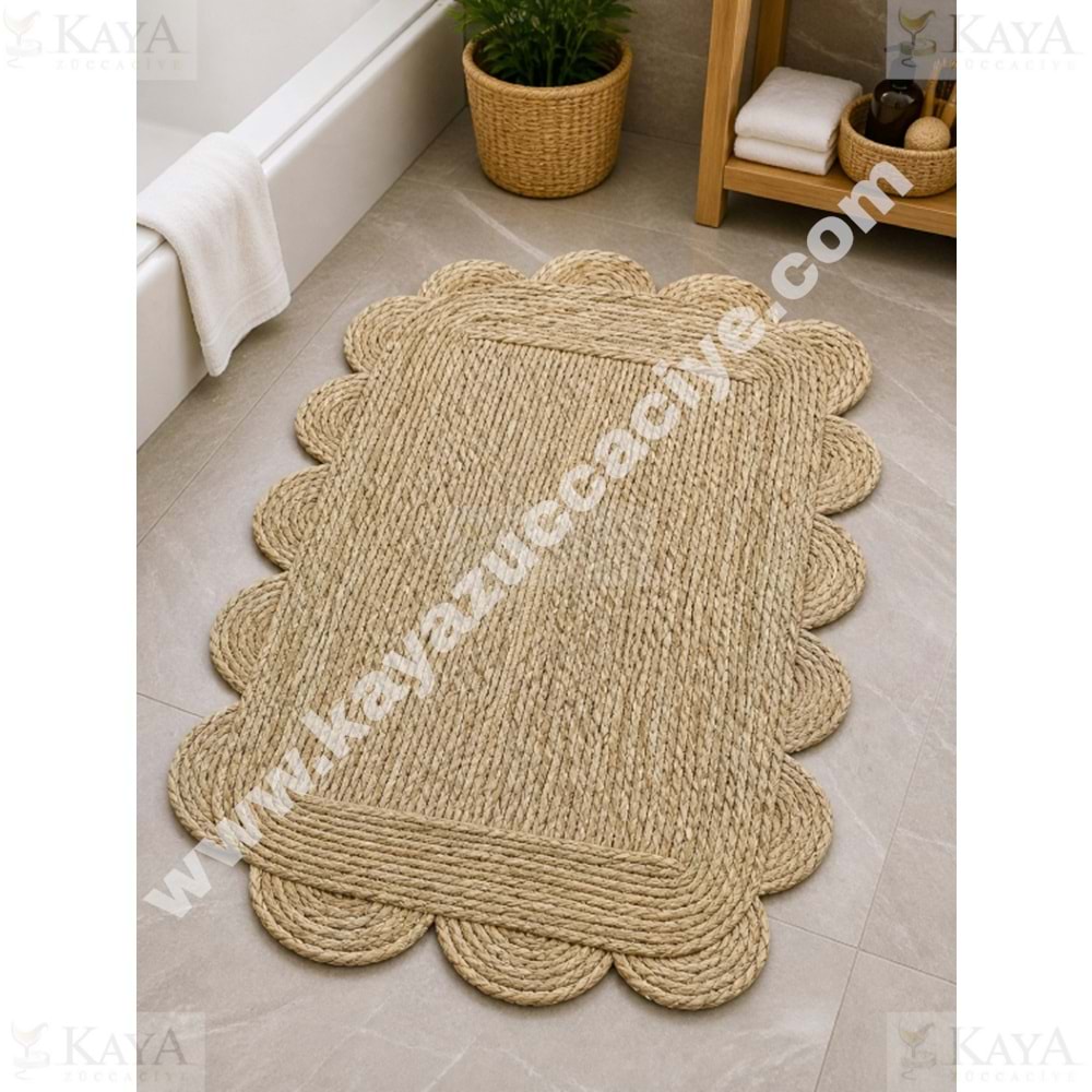 MLN HASIR BANYO PASPASI DİKDÖRTGEN 90x60 CM 1*20