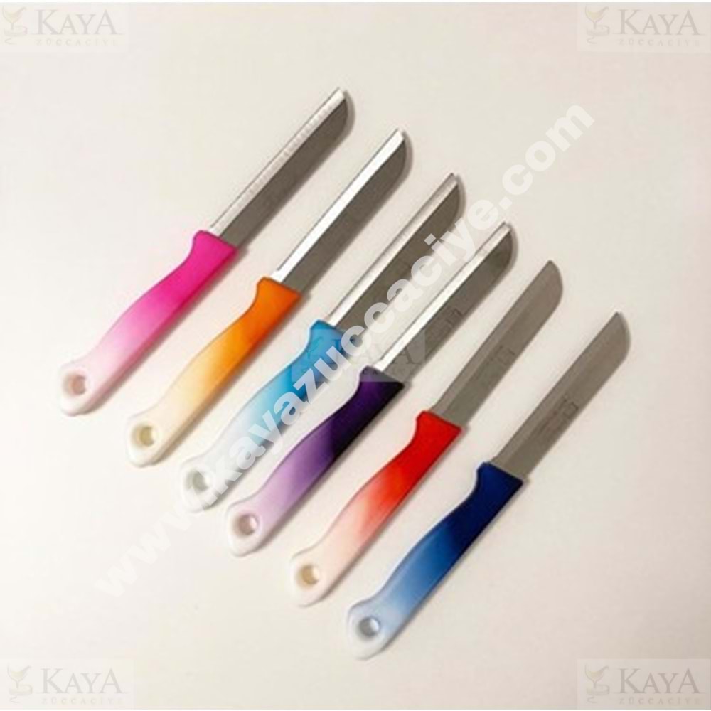 MLN SOLİNGEN ÇİFT RENK TIRTIKLI MEYVE BIÇAK 1*200