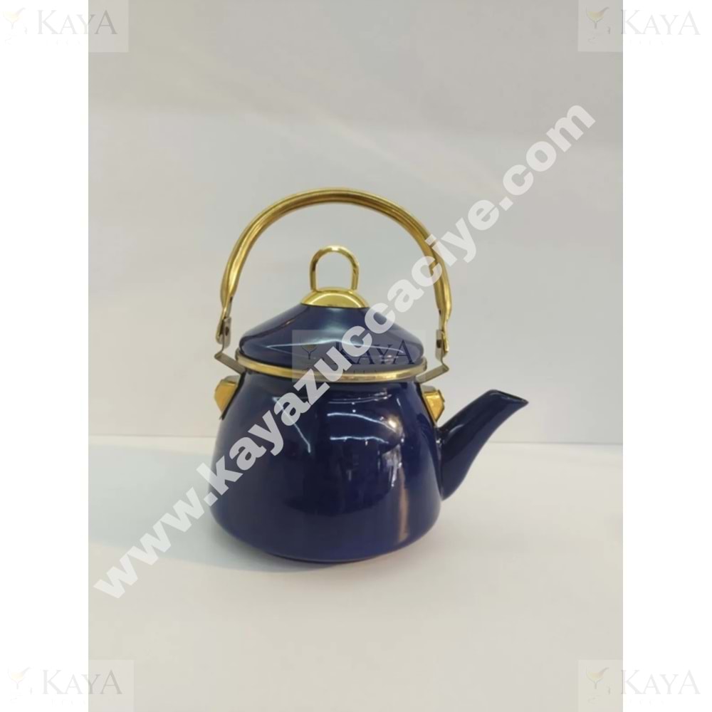 MLN EMAYE KULPLU ÇAYDANLIK 2 L LACİVERT 1*12