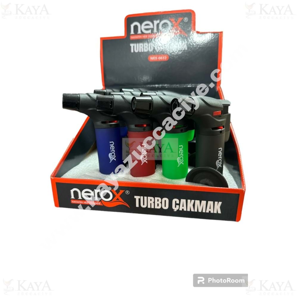 NEROX TURBO OCAK ÇAKMAĞI BASINÇLI GAZ RENKLİ ÇAKMAK 1*12