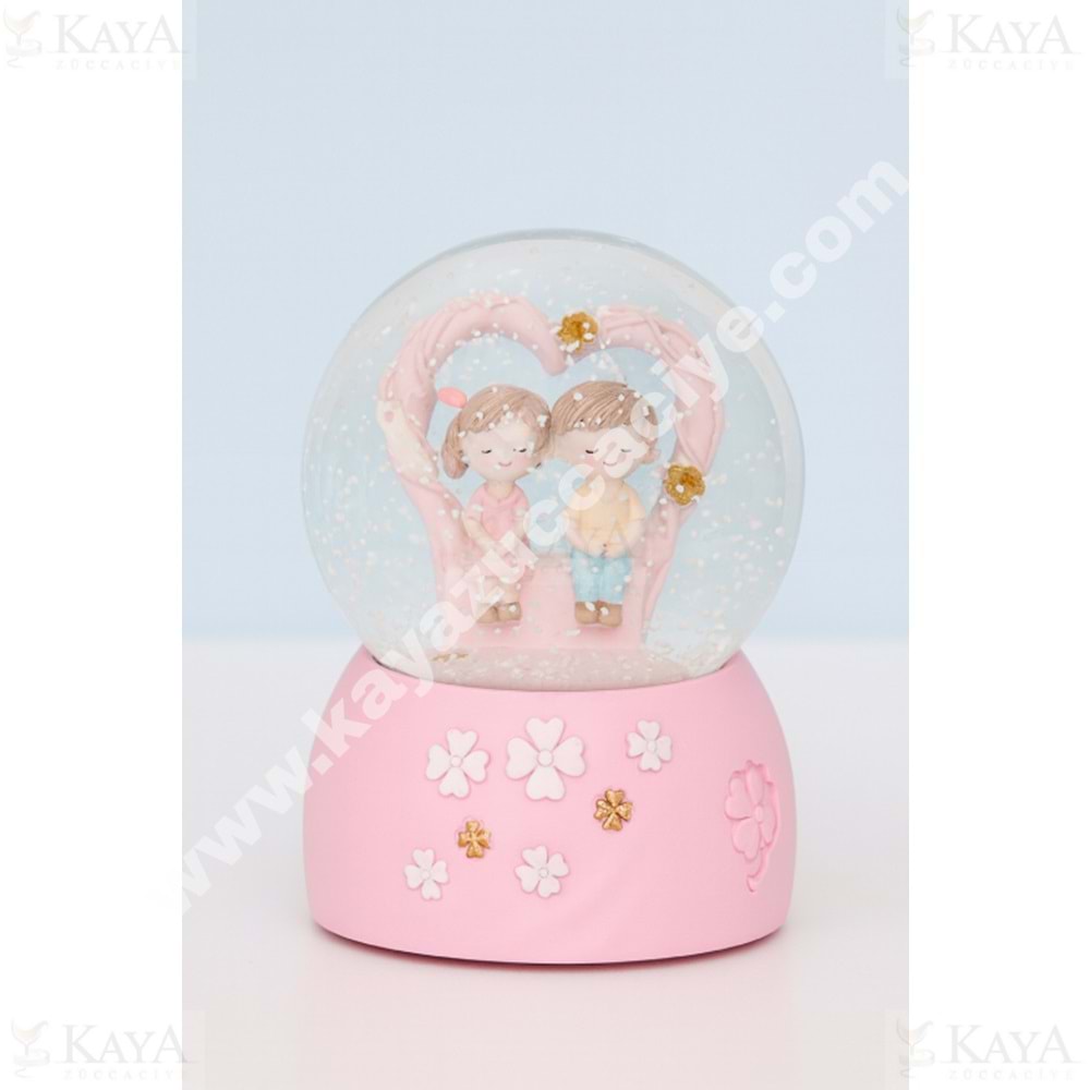 NRX KAR KÜRESİ IŞIKLI VE MÜZİKLİ PİLLİ 7 CM 1*24