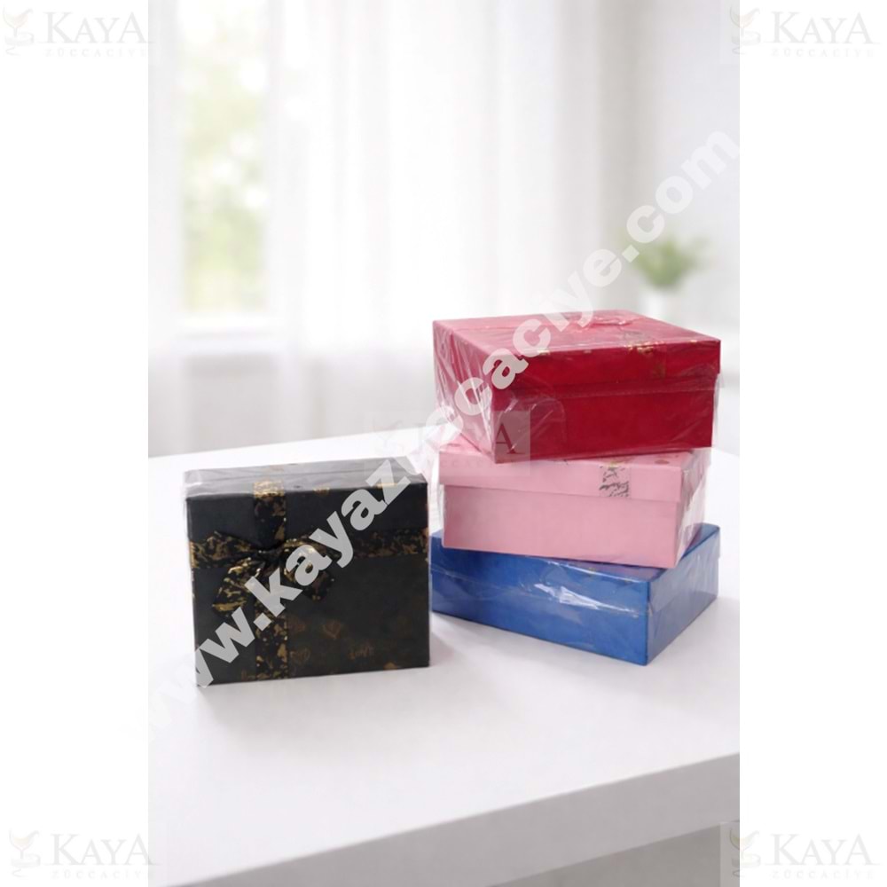 NEROX HEDİYE KUTUSU LOVE 3 LÜ KARE