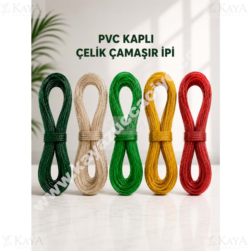 NEROX ÇAMAŞIR İPİ ÇELİK 10 MT 1*12