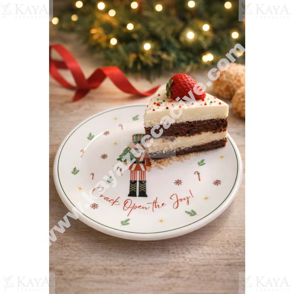 ALİNA HOME HOT CRACKER YUVARLAK TATLI TABAĞI 16 CM 1*20