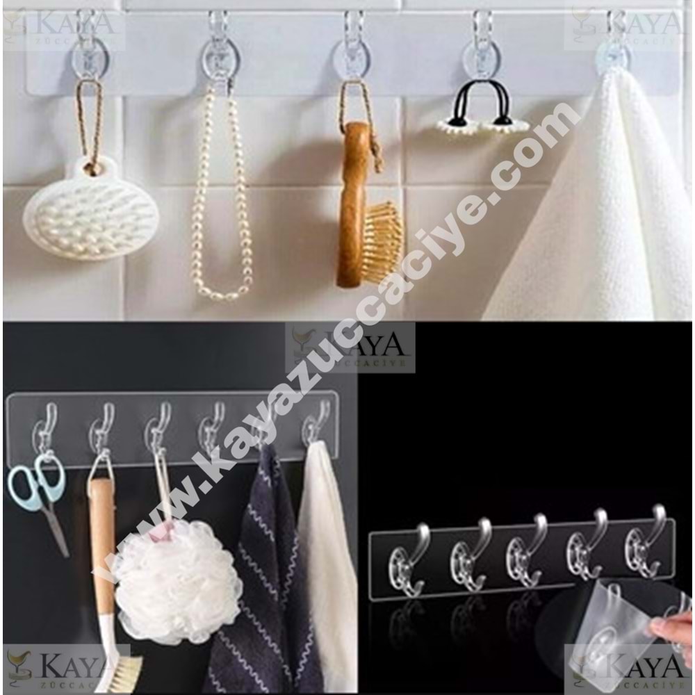 PABLİTO ŞEFFAF YAPIŞKANLI ASKI 6 LI