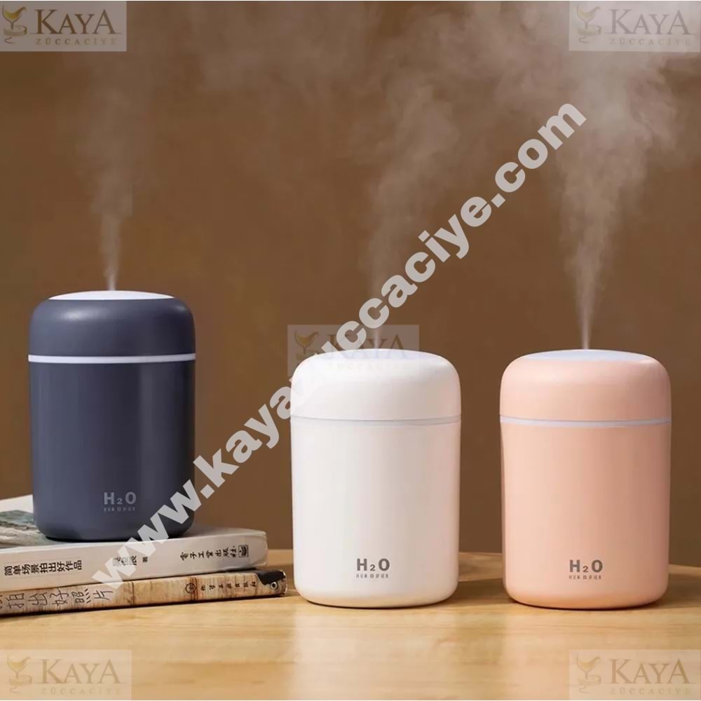 AKA ULTRASONİK NEMLENDİRİCİ DİFÜZÖR 300 ML BUHAR MAKİNESİ 1*100