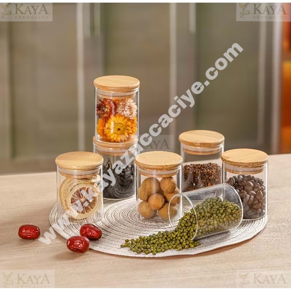 PBT CAM BAHARAT SETİ BAMBU KAPAK 4 LÜ 1*48