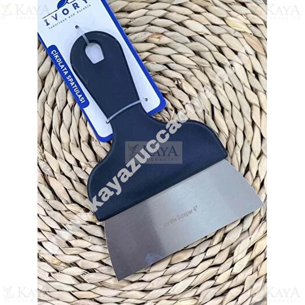BZD IVORY KEK PASTA ÇİKOLOTA SPATULASI BÜYÜK 14,5 CM 1*72