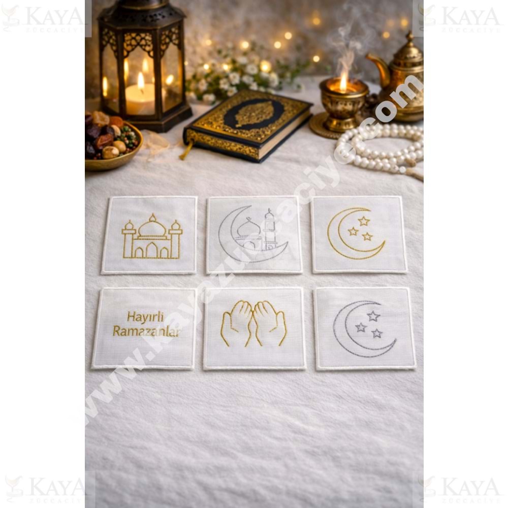 RND SUNUM PEÇETESİ RAMAZAN MOTİFLİ 6 LI 1*100