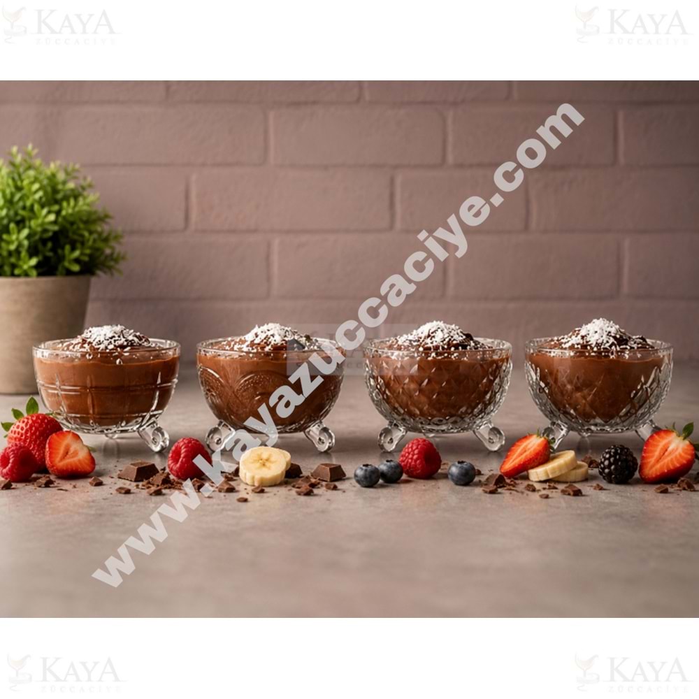 RAYAN CAM KASE AYAKLI DANA ARİZONA 6 LI SUNUM KASESİ 1*8